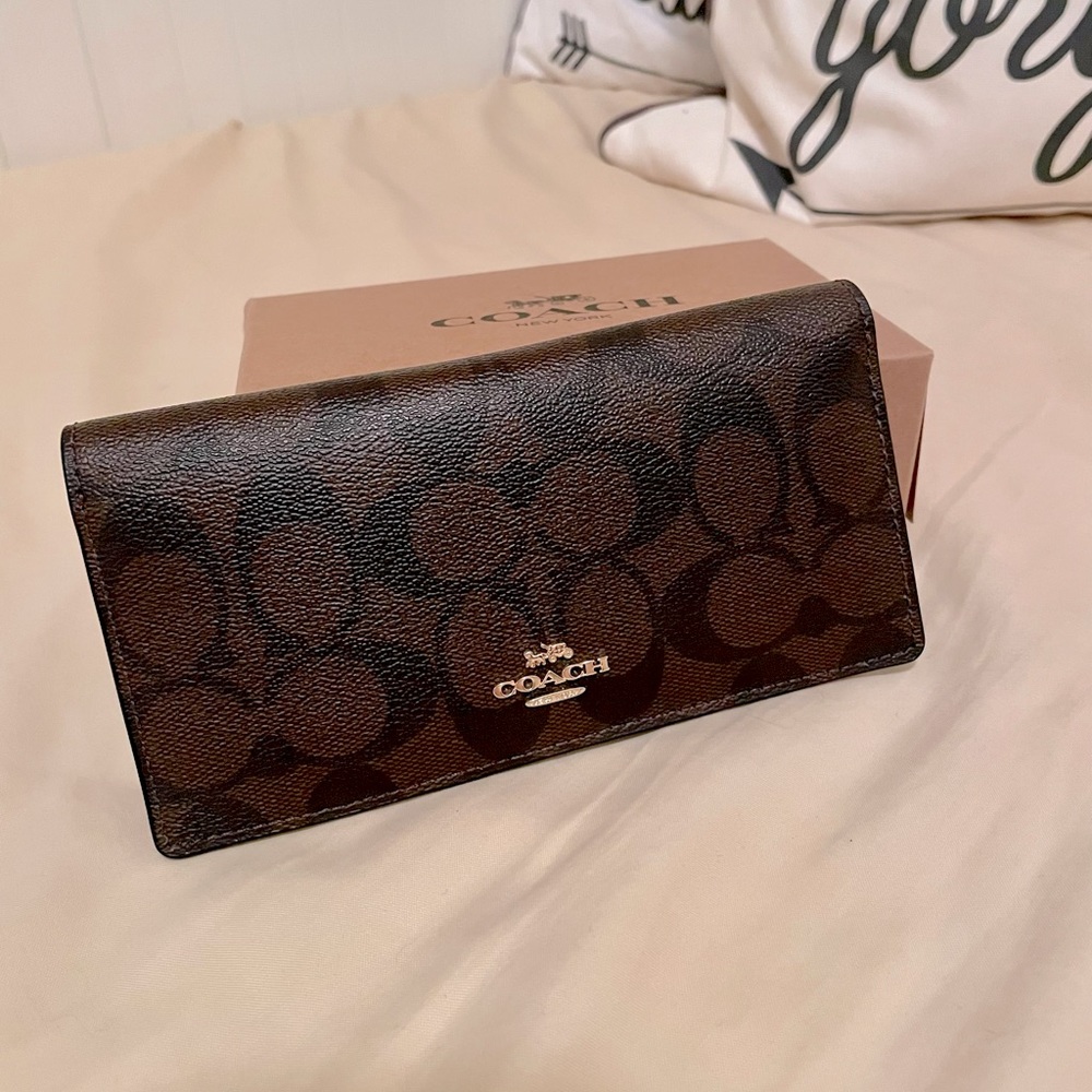 Brand new Coach wallet/checkbook holder
